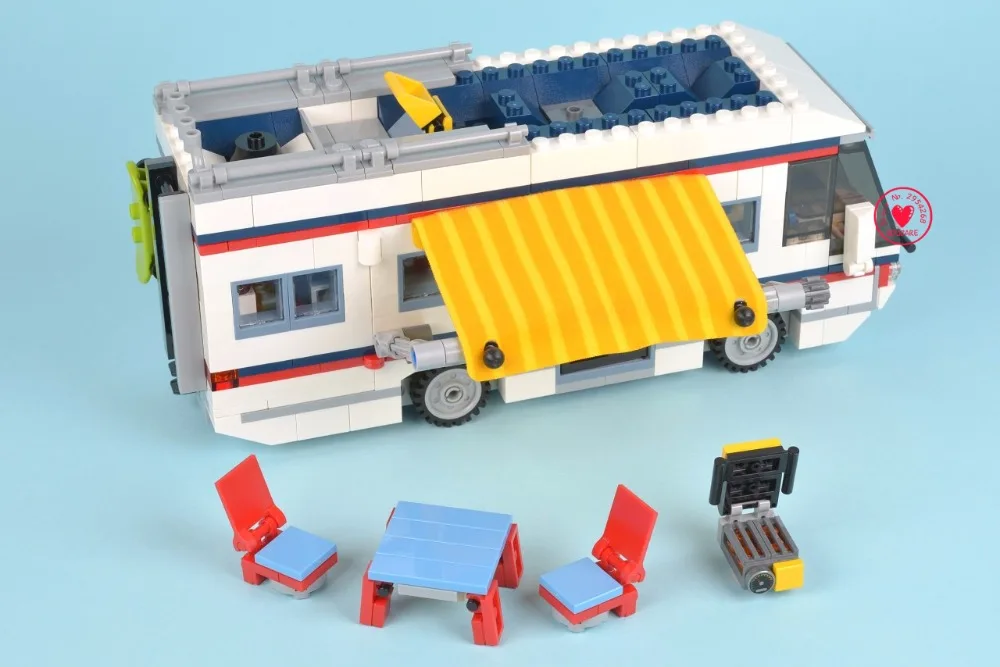 Новый 3 в 1 Городской отдых Getaways Fit Technic Boat fighers Firends Car House строительные блоки