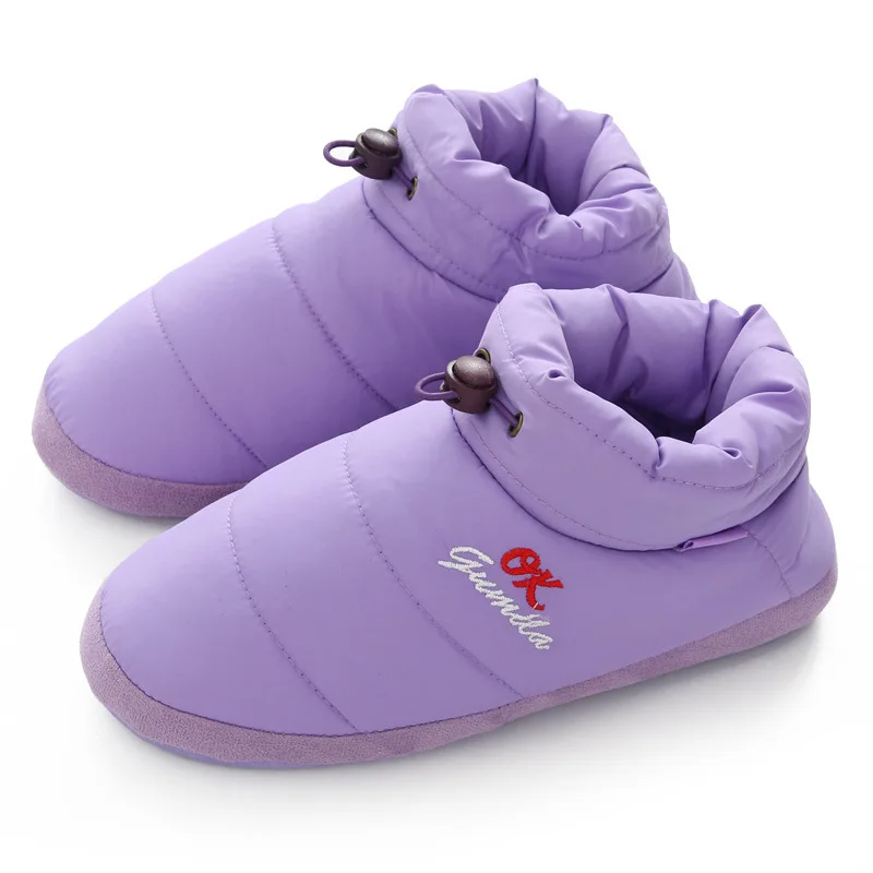 

Light Soft Down Women Slippers Cotton Home Winter Waterproof Thick Cotton Outside Slippers Ladies Winter Warm Slipper Shoes