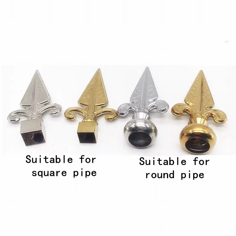 140mm titanium color decoration 304 gun head, gun tail, stairs, fence, door roof and other anti-theft outdoor accessories