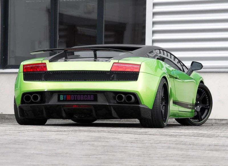 SUP-E Стиль углеродного волокна задний диффузор губ для Gallardo LP560 LP570