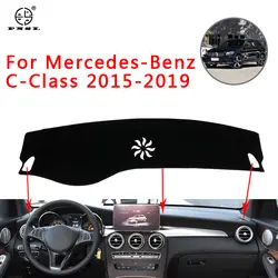 PNSL крышка приборной панели автомобиля тире коврик приборной панели ковер для Mercedes-Benz C-Class 2015-2019 Защита от Солнца Анти-скольжение анти-УФ