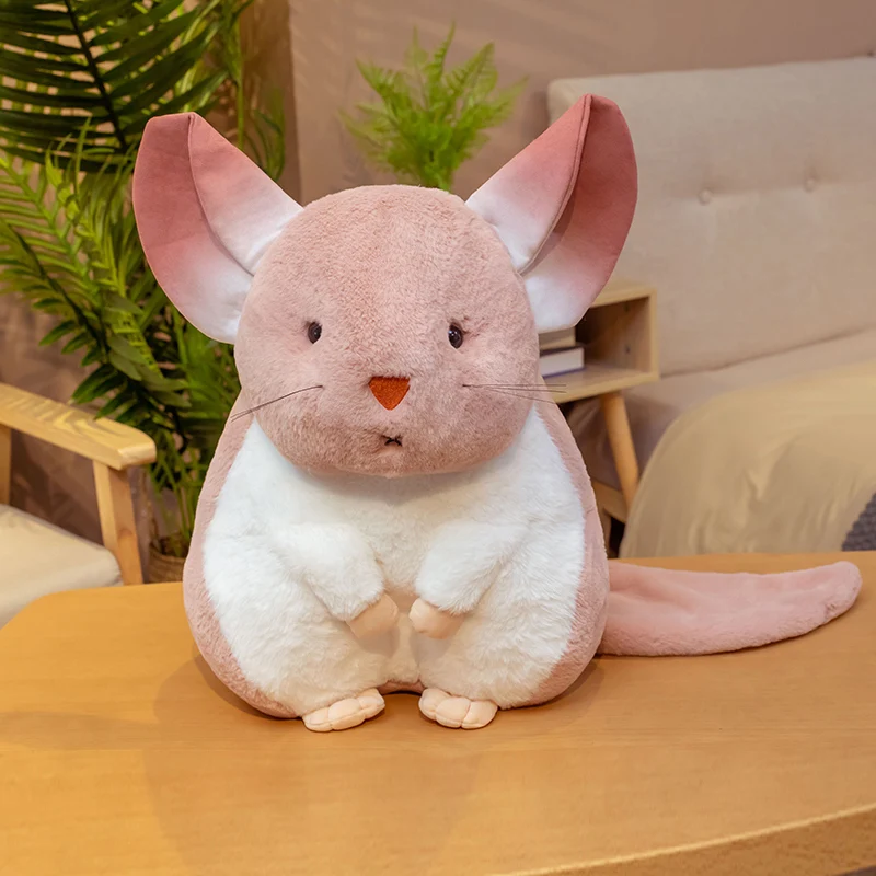 Dropshipping 새로운 도착 귀여운 plushy Chinchillas 부드러운 장난감 동물 인형 봉제 인형 마스코트 어린이위한