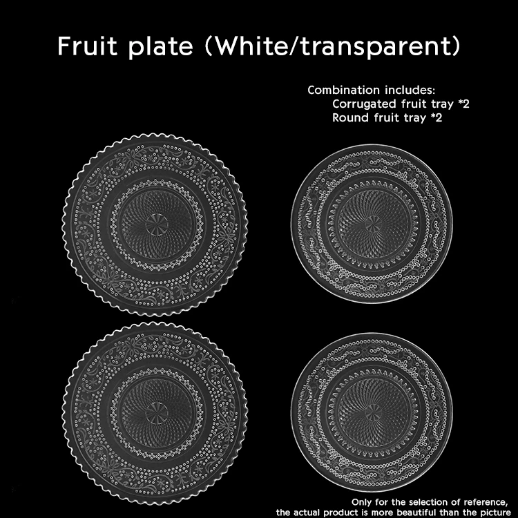 white fruit plate 1:12 Кукольный дом мини модель аксессуары для мебели стеклянная текстура чайная чашка блюдце Фруктовая тарелка Салатница - Цвет: white fruit plate