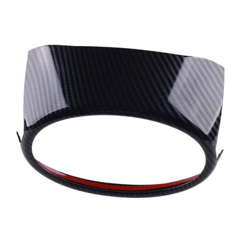 

ABS Carbon Fiber Style ABS Car Front Grille Logo Cover Trim Frame Decor Fit for Toyota RAV4 2019 2020