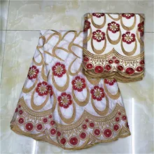 Hot Selling African Bazin Riche Getzner Fabric With Stones Guinea Brocade Fabric High Quality Cotton Bazin Riche Fabric 5+2yards