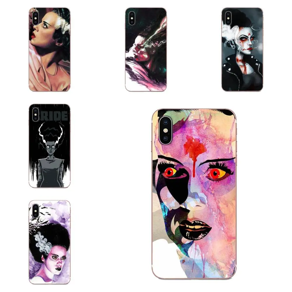 For Motorola Moto G G2 G3 G4 G5 G6 G7 Plus Soft TPU Cases Bride Of Frankenstein | Мобильные телефоны и аксессуары