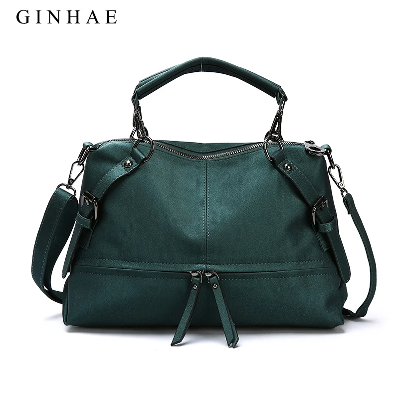 Винтажная женская сумка роскошные кожаные сумки модная брендовая большая на