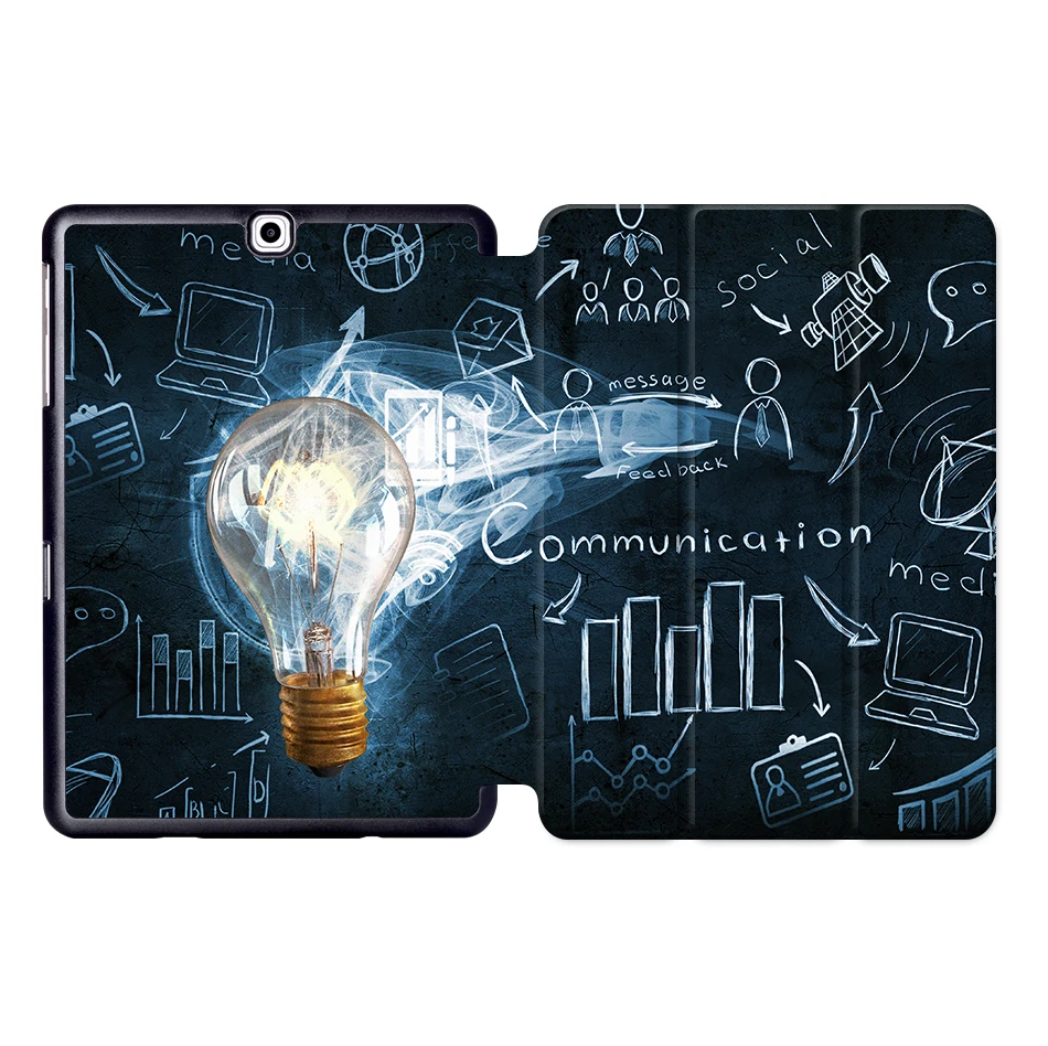 MTT для samsung Galaxy Tab S2, 9,7 дюймов, чехол для планшета, трехслойный, из искусственной кожи, умный чехол, чехол для samsung Tab S2 9,7 '', funda T810 T815 - Цвет: SS07