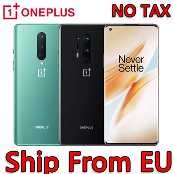 

OnePlus 8 128GB Onyx Black 5G cell phone dual sim cell 6.55 inch full HD 8 GB RAM Android 10 48MP 4300 mAh