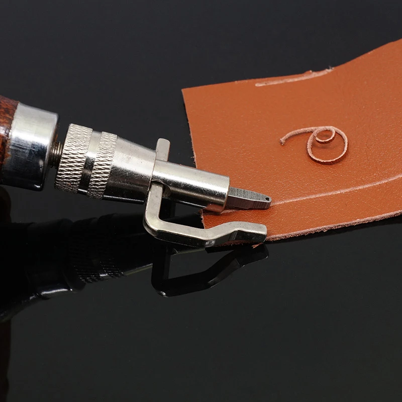 Кожа edger beveller сшивающий Молот crease набор 5 в 1 ручной рабочий инструмент