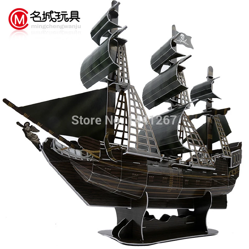 Jack Sparrow Captain 3D puzzle paper 