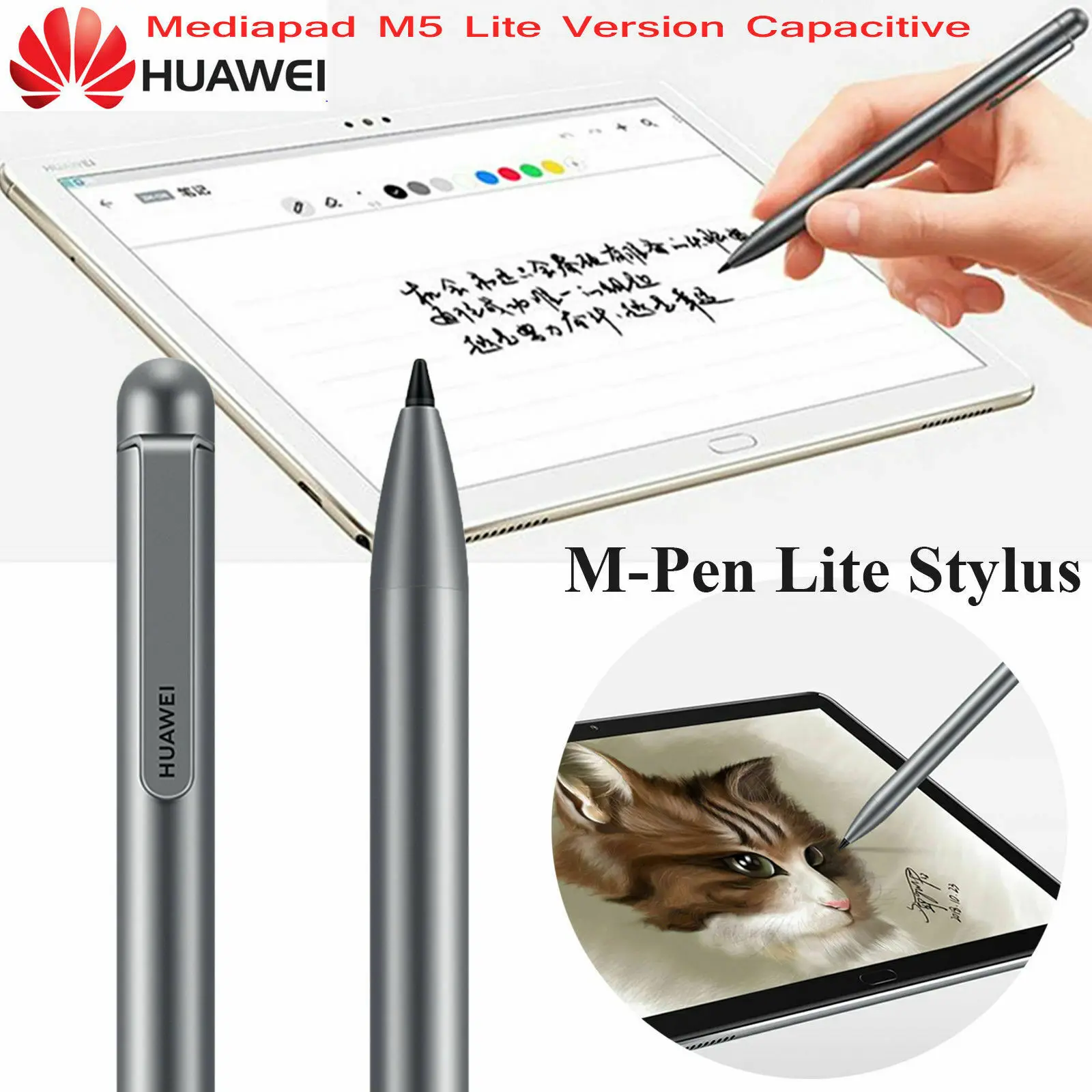 Capacitive Stylus for Mediapad M5 Lite 10 Gray Huawei Creative Capacity Pen