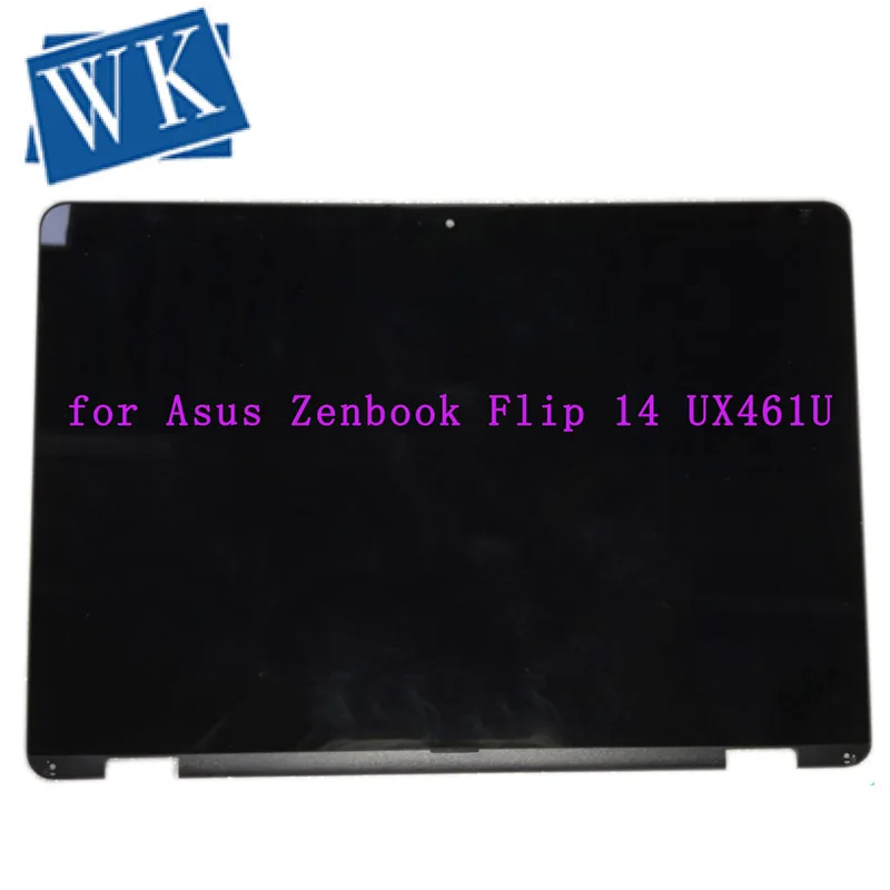 14 дюймов ноутбук FHD LCD сенсорный экран дигитайзер стекло в сборе для Asus Zenbook Flip UX461U