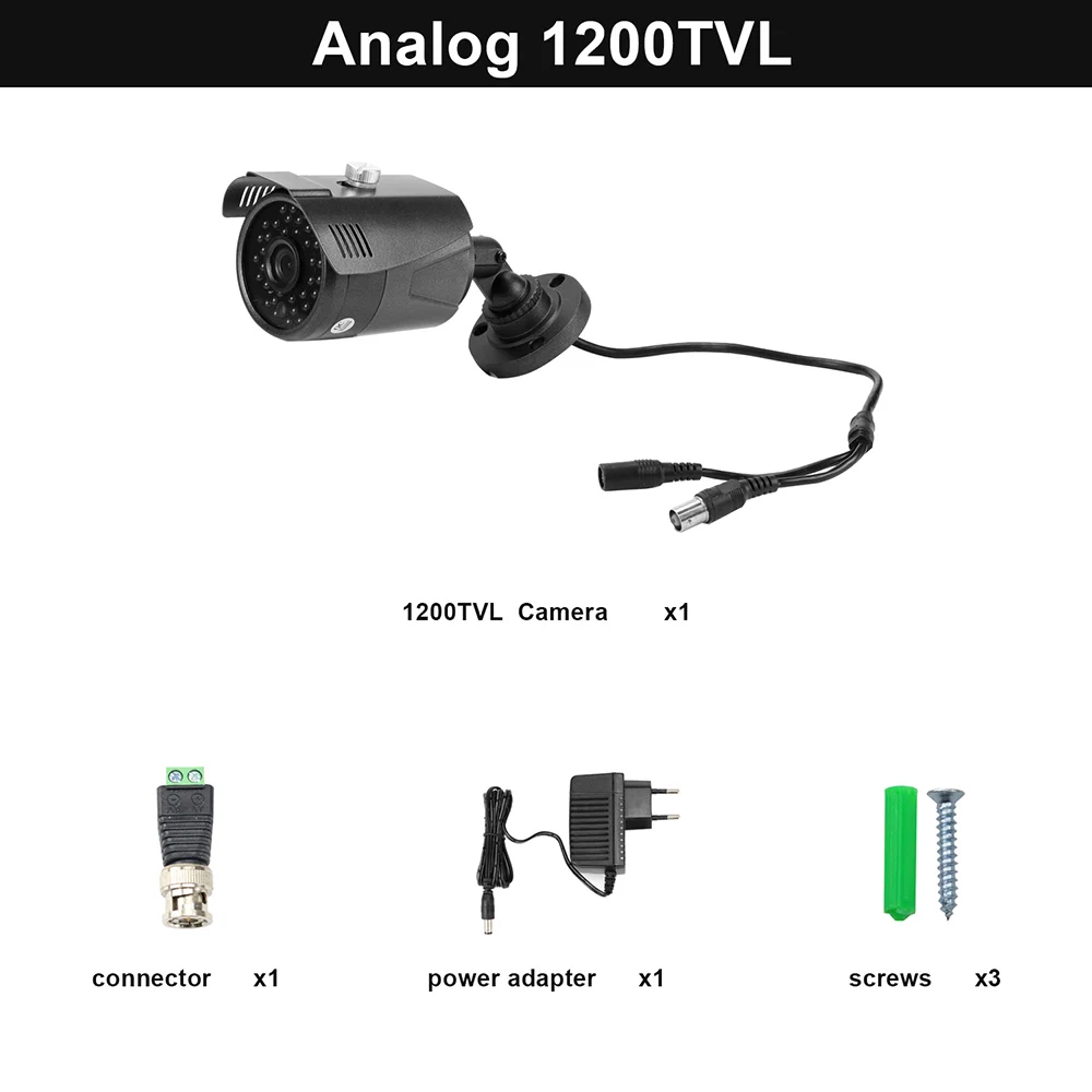 HomeFong камера видеонаблюдения HD1080P CCTV камера для видеодомофона Проводная Домашняя безопасность наружная Водонепроницаемая инфракрасная камера ночного видения