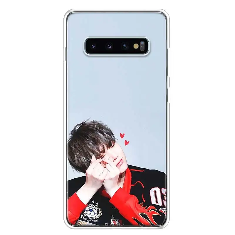 TW036-2 Seokjin Suga симпатичный чехол для телефона для samsung Galaxy S10+ Note 10 9 8 S9 S8 J4 J6 J8 плюс S7 S6 корпус под плетенную сумку - Цвет: TW036-2