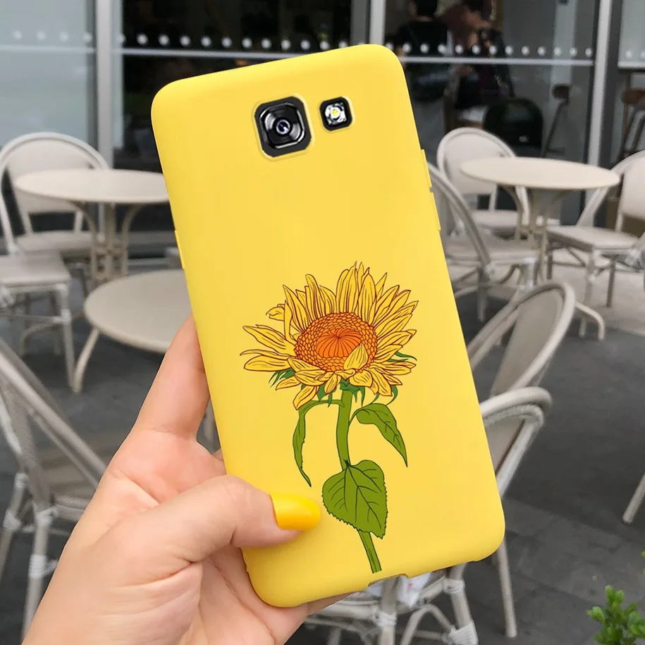 iphone pouch For Samsung J4 Plus Case For Samsung J4 2018 Cover Matte TPU Daisy Phone Case For Samsung Galaxy J4 Plus J4+ J4 2018 Soft Fundas cell phone dry bag Cases & Covers