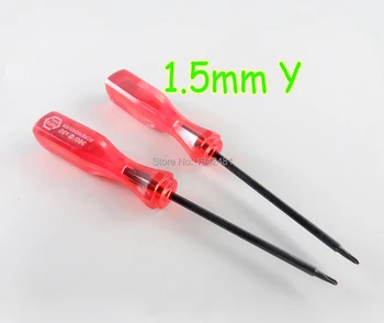 

50PCS FOR NS Switch Joy Con PSP GBA DS 3DS XL Tool 1.5MM Y Red Screwdriver Tri Wing screwdriver 1.5MM Y screw drive