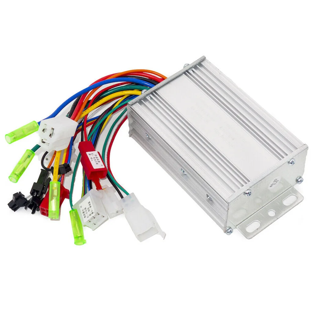 36/48V Electric Bicycle Controller 350W Brushless Motor Control Box Aluminum Universal For Electric Scooter Skateboard E-bike