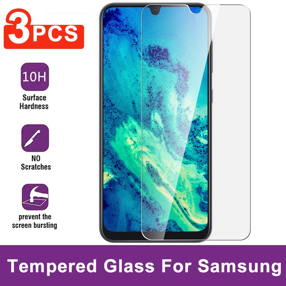 

Protection Glass On The For Samsung Galaxy A20S A70 A9 A30 A50 M30 A20e A60 M10 A5 A8 A10 A6 A7 A3 Screen Protector Glass Film