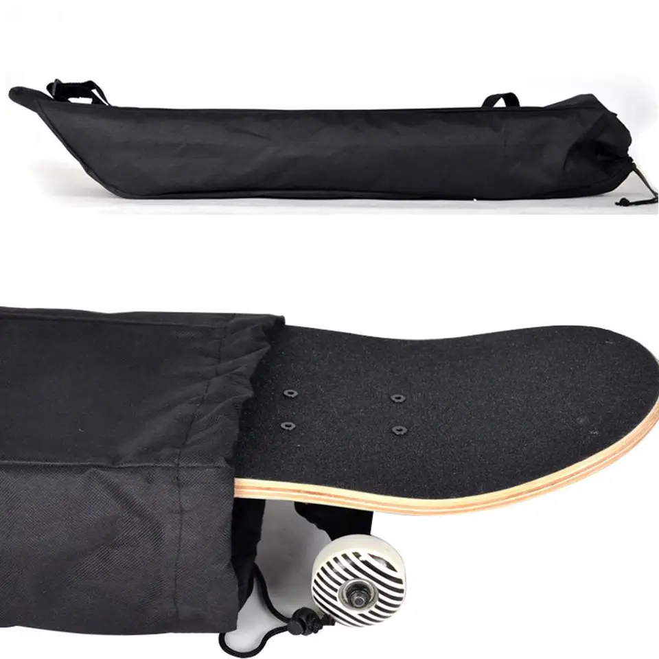 Borsa Per Skateboard In Oxford 600D Impermeabile - Zaino Monospalla Per Longboard Fino A 85 Cm