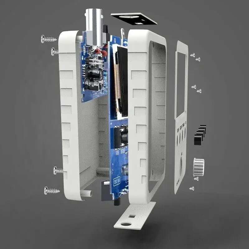 DIY цифровой осциллограф комплект ручной Полностью Собранный Tech 15001K DSO-SHELL с корпусом коробка