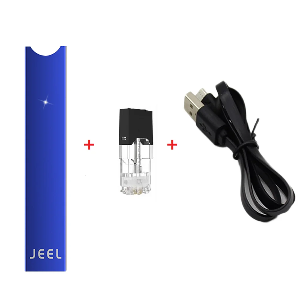 blue Vape ручка для джуэл стручки Портативный е сигалреты режим Универсальный 0,7/0,8/1,0 мл картриджи подходят для джуэл/JULL картриджи распылитель - Цвет: blue