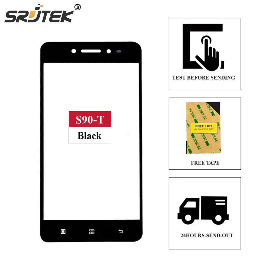 Srjtek Испытано 5 0 &quotдля S90 / S90A S90T S90U S90-A S9 сенсорный Экран планшета Сенсор запасная