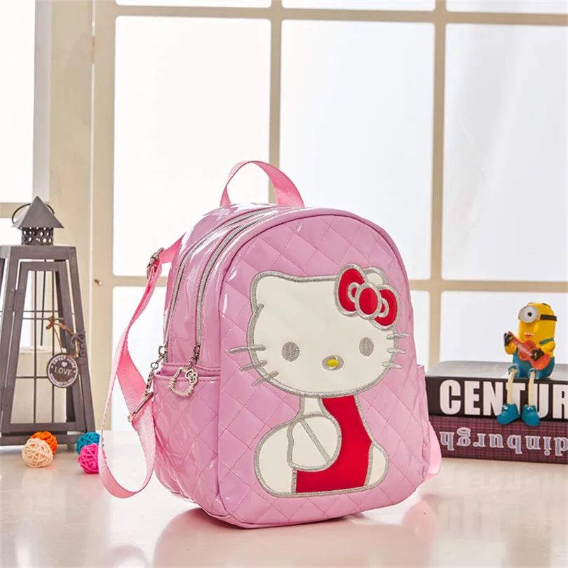 Мини-рюкзак hello kitty, женская сумка на одно плечо из искусственной кожи, Многофункциональный маленький рюкзак для девочек-подростков, Женская Студенческая рюкзак женский