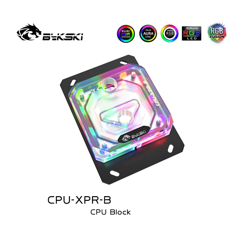 Bykski CPU водный блок для AMD Ryzen3/5/7 Thread Ripper AM4 AM3 + AM2 FM2 FM1 XPR B|Кулеры/вентиляторы/системы