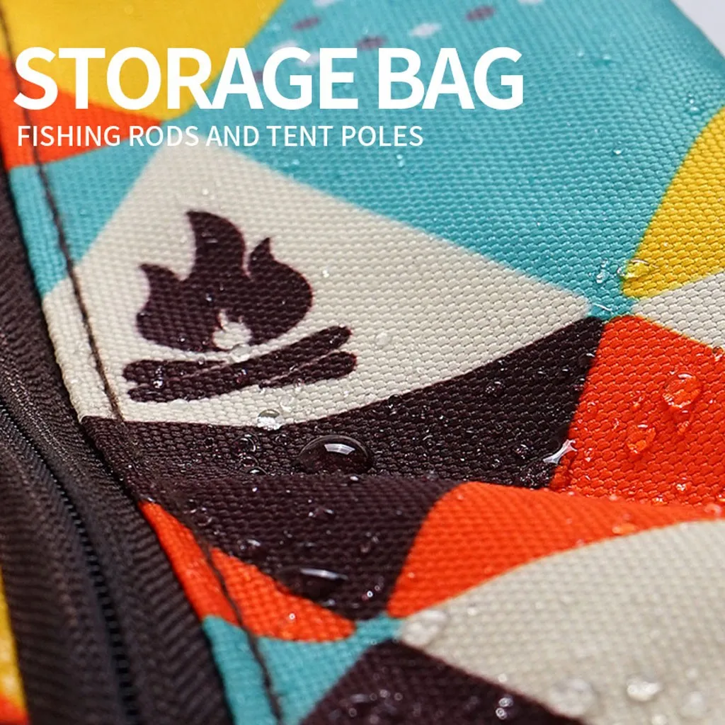 Outdoor Camping Storage Bag Canopy Pole Tent Pole Fishing Rod Hand Outdoor Camping Storage Bag Canopy Pole Tent Pole Fish