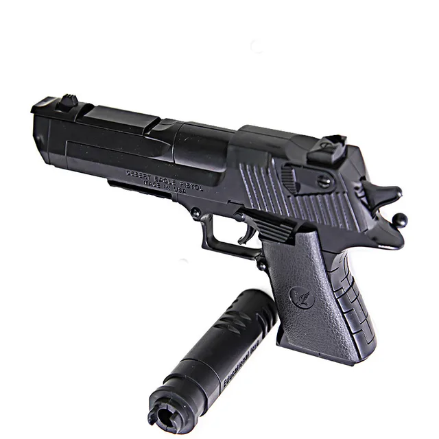 DIY Building Blocks Toy Gun Desert Eagle Assembly Toys Educational Toys Model Revolver Burlet Toy gun Airsoft Air Guns black