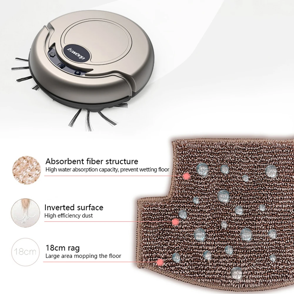 US $50.00 Isweep S320 Robot Vacuum Cleaner For Home 1000PA Dry And Wet Mopping Smart Sweeper