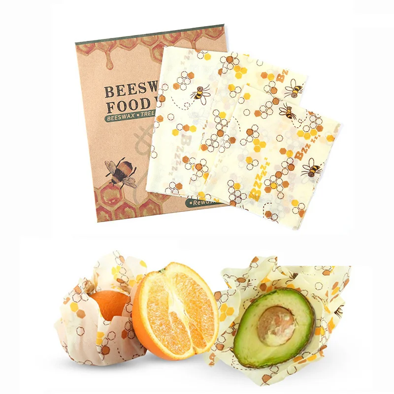 Многоразовая силиконовая пчелиная восковая обертка уплотнение пищевая свежая