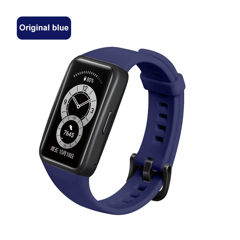 Strap For Huawei Watch Band 6 For Huawei Smart Watch Bracelet 6 Strap With TPU Soft Protective Cover Full Screen Protector Case 