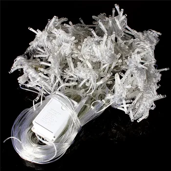 

32.8 x 9.84ft Fairy Light 1000LED White Light Romantic Christmas Wedding Outdoor Decoration Curtain String Light 110V US Plug