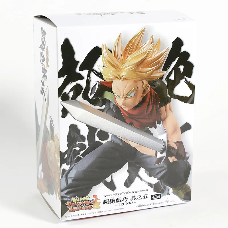Супер Dragon Ball-Z Heroes Супер Saiyan Future trunks Chouzetsu Gikou Vol.5 ПВХ Коллекционная Фигурка режим игрушка DBZ