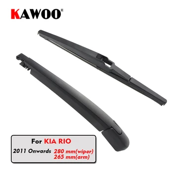 

KAWOO Car Rear Wiper Blade Blades Back Window Wipers Arm For KIA RIO Hatchback (2011 Onwards) 280mm Auto Windscreen Blade