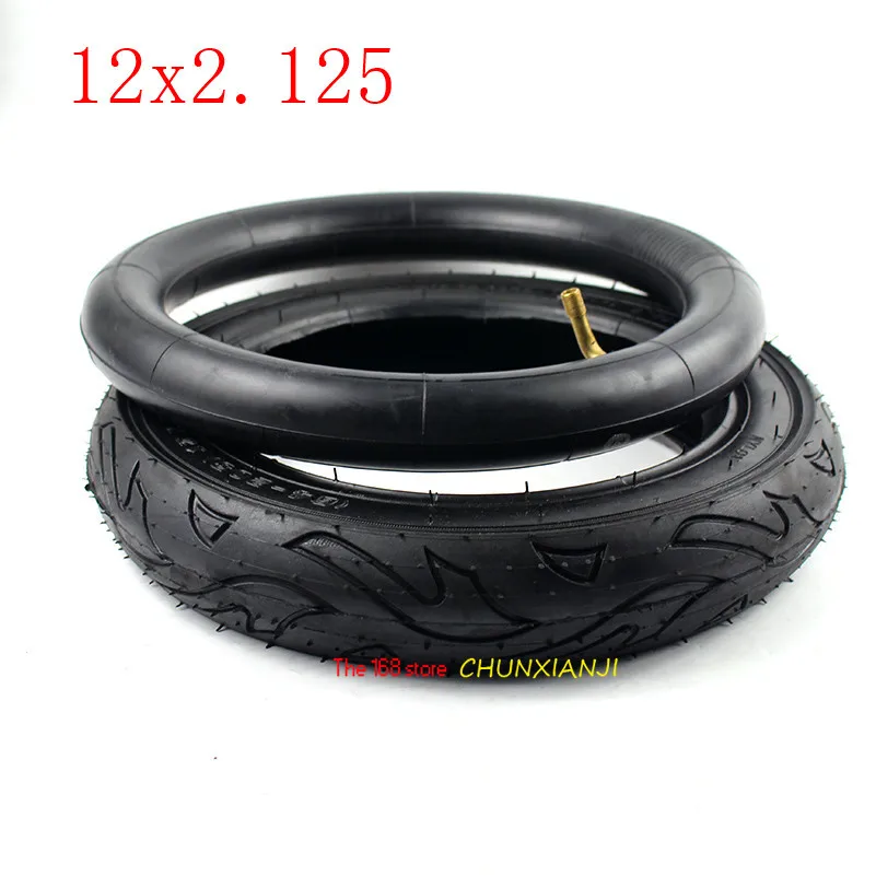 Супер велосипед коляска городской Электрический скуте шины набор 12x2.125tyre