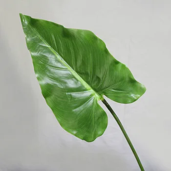 

Small Alocasia Leaf Imitation Flowers Single Stem Flamingo Leaf Artificial Plant Colloidal Matter Leaf Material Flower Arrangeme