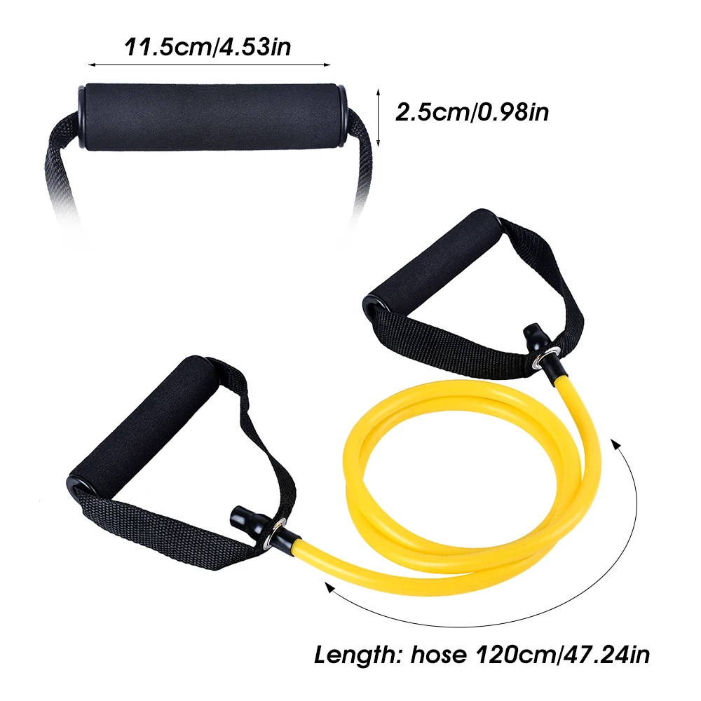 Yoga Pull Rope Elastic Resistance Band Yoga Excerciser Body Fitness Yoga Equipment Exercise Training Rubber Tensile Expander