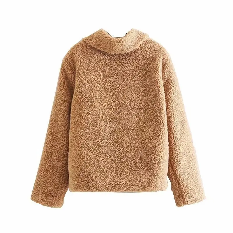 Woah 357-9326-75 New woolen imitation jacket for Europeans and Americans