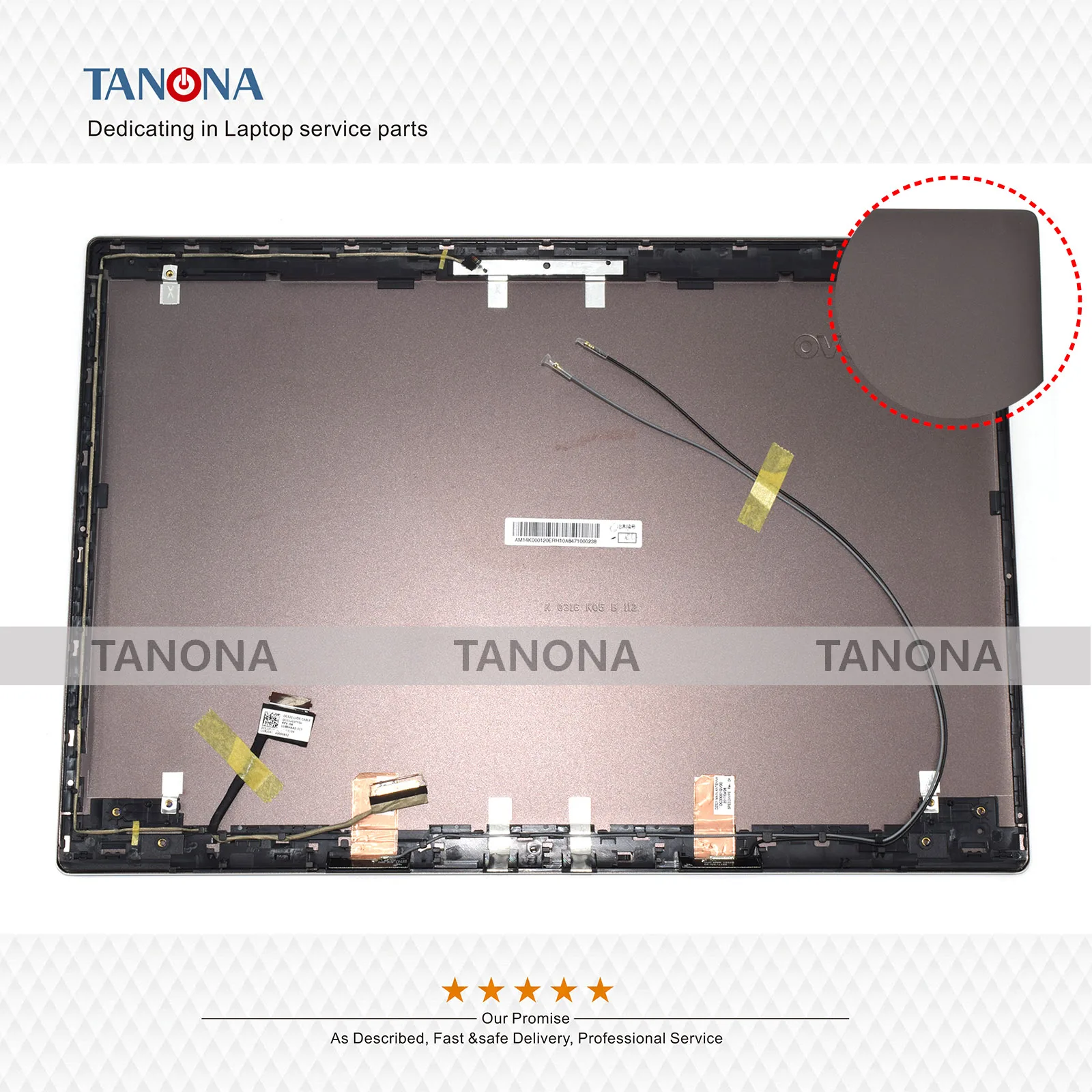 Оригинальная задняя крышка 5CB0N98519 AM14K000120 для Lenovo Ideapad 520-15 520-15IKB ЖК-дисплей |