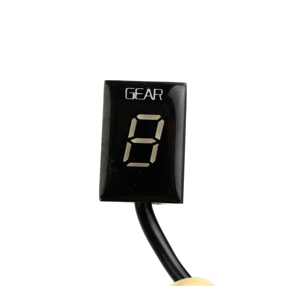 Motorcycle LED Display Gear Vehicle Indicator Digital ECU Shift Lever Sensor Kit