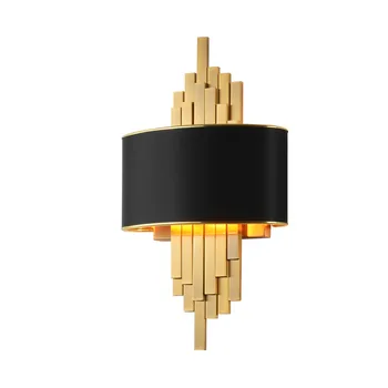 

Wandlamp Simple Postmodern LED Wall Lamp for Villa Hotel European Luxury Living Room Lighting Bedroom Bedside Wall Light Fixture