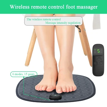 

1pcs Electric Foot Massager Wireless Feet Muscle Stimulator ABS Physiotherapy Revitalizing Pedicure Tens Foot Vibrate Massage Ma