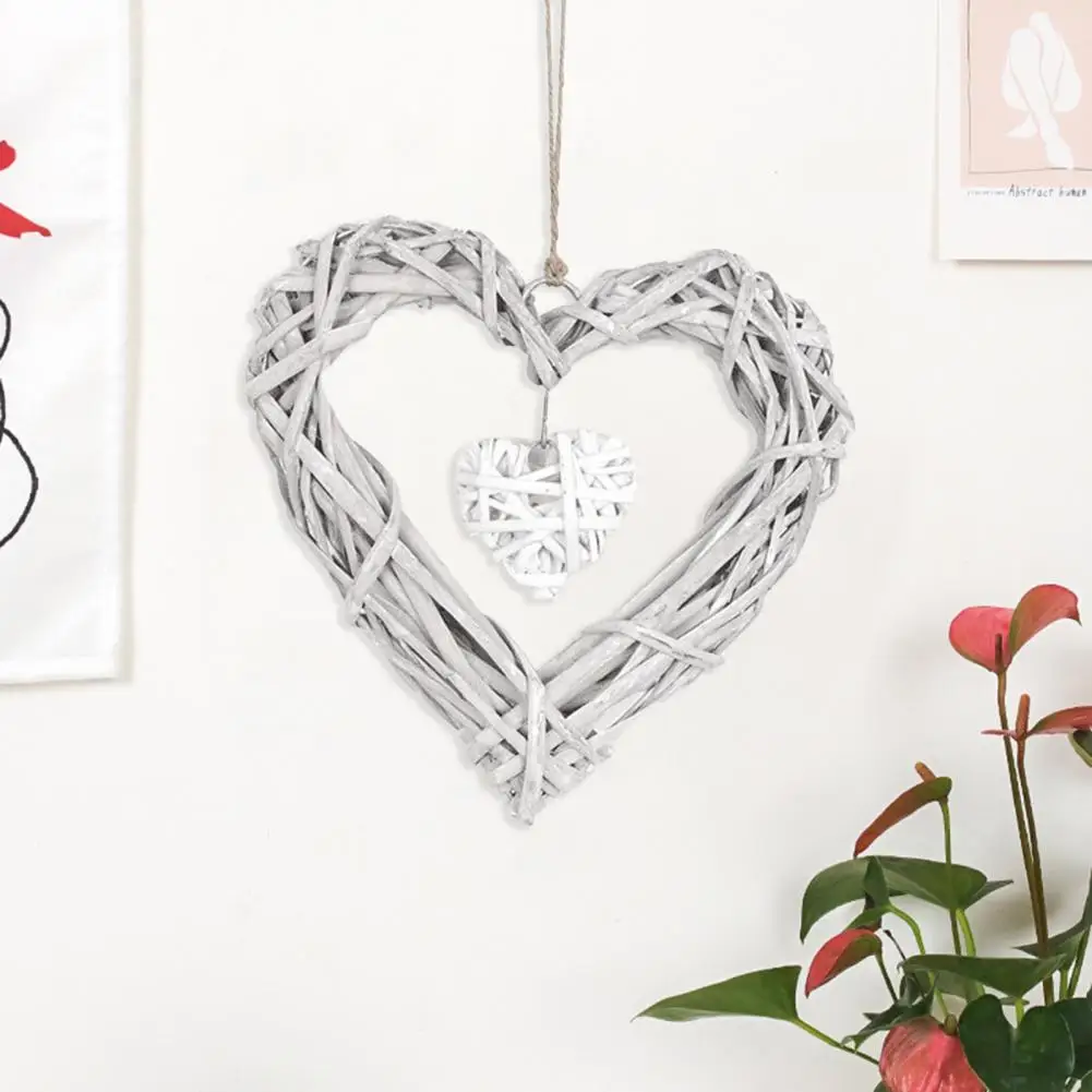 Convenient Heart Ornament Lightweight Window Hanging Pendant Creative Ornamental Decorative Heart Shape Chic Pendant 3