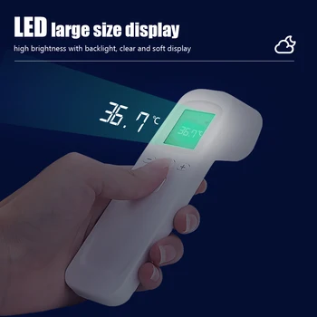 

Non-contact LCD Digital Thermometer Fever Handheld Infrared Forehead Body Thermometer with LCD Measurement For Baby Adult Portab