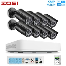 Cheap ZOSI 5MP CCTV Surveillance Security Camera System 8 Channel Video Nightvision DVR Kit Remote View On Phone with HDD Cheap ZOSI 5MP CCTV Surveillance Security Camera System 8 Channel Video Nightvision DVR Kit Remote View On Phone with HDD