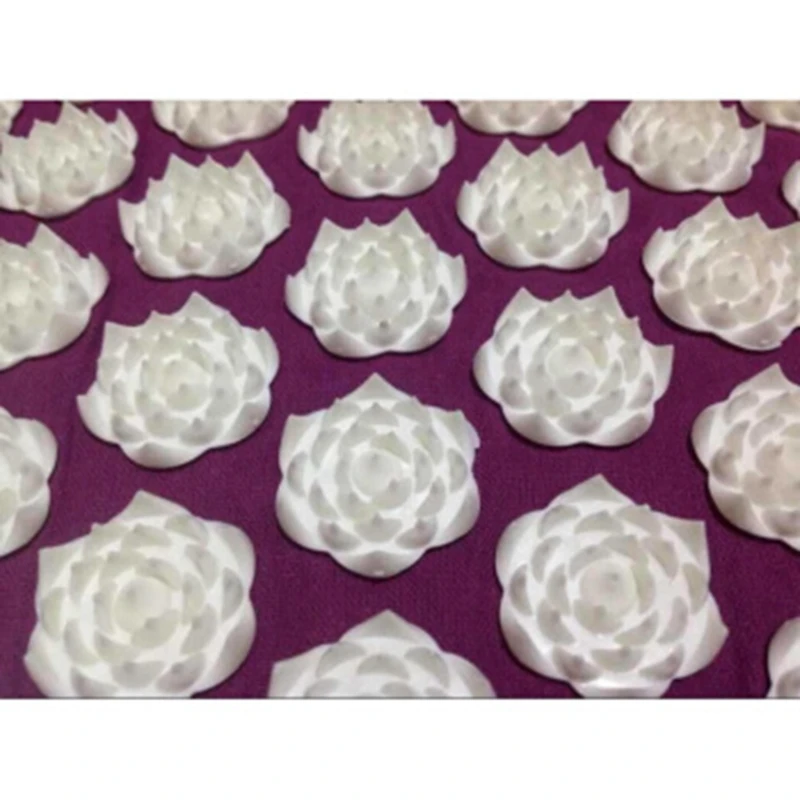 Massager Cushion Acupuncture Sets Relieve Stress Back Pain Acupressure MatPillow Massage Mat Rose Spike Massage and Relaxation (25)