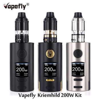 

Vapefly Kriemhild Kit 200W Box Mod with 5ml Kriemhild Subohm Tank & 0.2ohm Single / 0.15ohm Triple Mesh Coil Vaporizer VS Odin